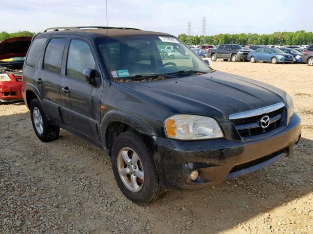 4F2CZ06185KM14903 - 2005 MAZDA TRIBUTE S BLACK photo 1