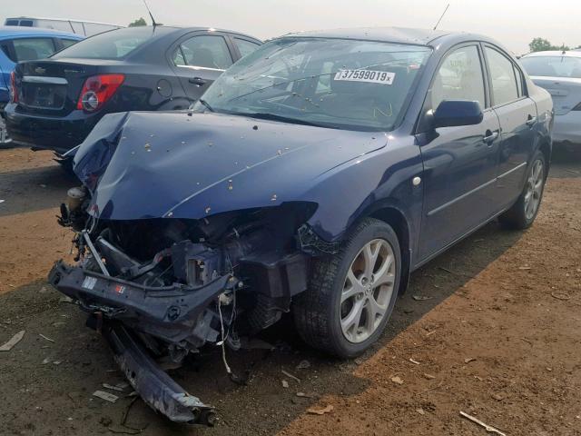 JM1BK32F091212653 - 2009 MAZDA 3 I BLUE photo 2