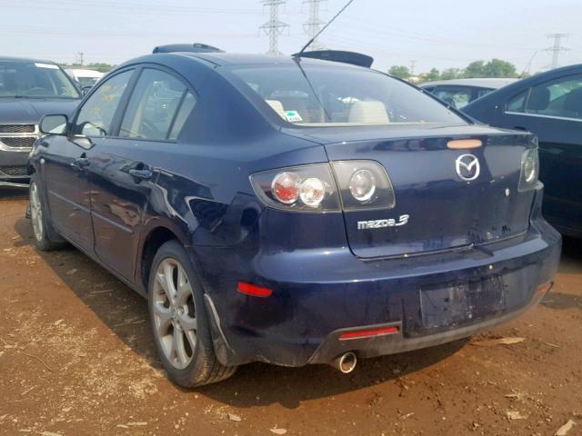 JM1BK32F091212653 - 2009 MAZDA 3 I BLUE photo 3