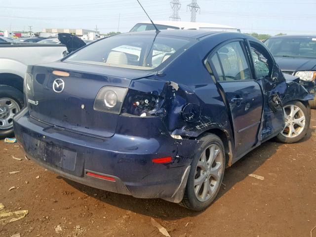 JM1BK32F091212653 - 2009 MAZDA 3 I BLUE photo 4