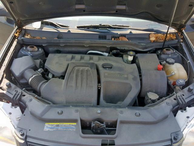 1G1AK12F357603439 - 2005 CHEVROLET COBALT BLACK photo 7