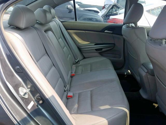 1HGCP36879A022903 - 2009 HONDA ACCORD EXL GRAY photo 6