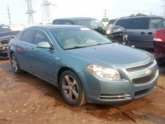 1G1ZF57569F103222 - 2009 CHEVROLET MALIBU HYB BLUE photo 1