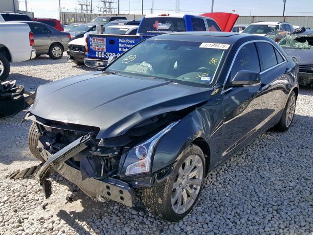 1G6AB5SXXH0175165 - 2017 CADILLAC ATS LUXURY GRAY photo 2