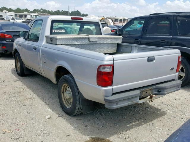 1FTYR10U32PA07195 - 2002 FORD RANGER SILVER photo 3