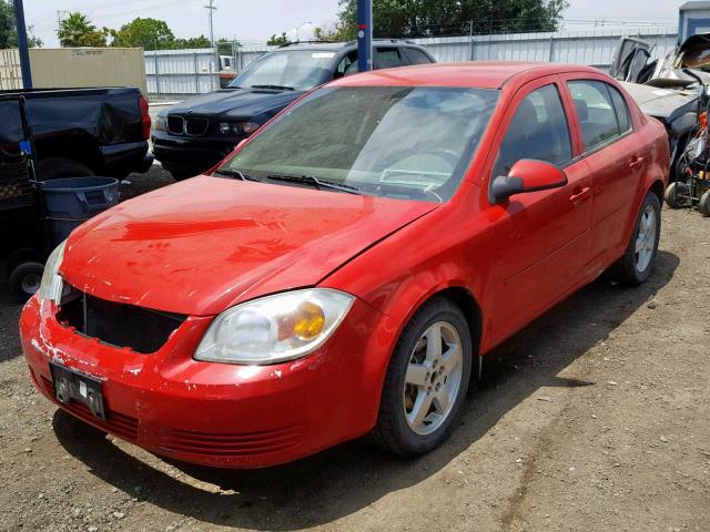 1G1AF5F53A7222312 - 2010 CHEVROLET COBALT 2LT RED photo 2