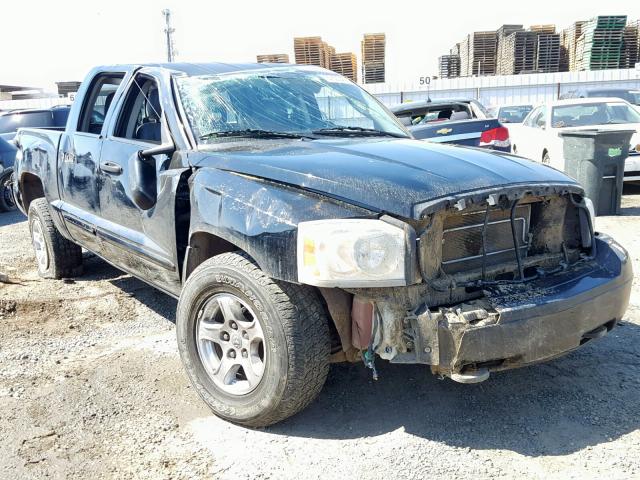 1D3HW58J46S557512 - 2006 DODGE DAKOTA QUA BLACK photo 1