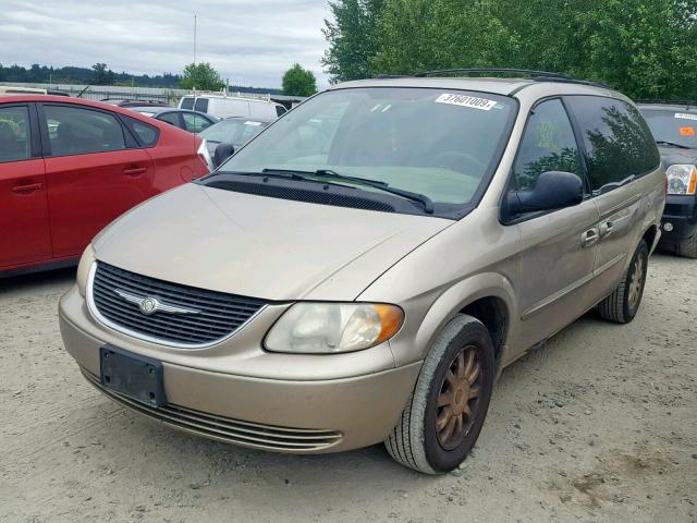 2C8GP44L53R174872 - 2003 CHRYSLER TOWN & COU TAN photo 2