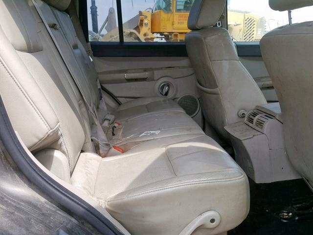 1J8HG58226C170362 - 2006 JEEP COMMANDER 黑色 照片 6