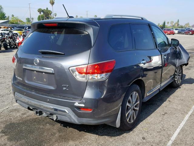 5N1AR2MM3DC612339 - 2013 NISSAN PATHFINDER GRAY photo 4