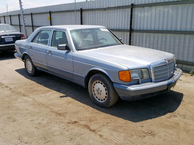 WDBCA24D5KA445977 - 1989 MERCEDES-BENZ 300 SE BLUE photo 1