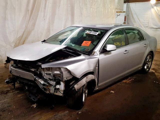 1G1ZC5E06A4103382 - 2010 CHEVROLET MALIBU 1LT 银色 照片 2