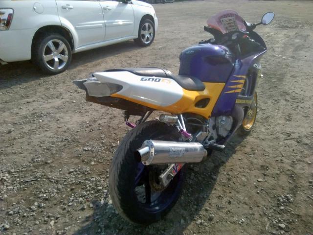 JH2PC255XWM750066 - 1998 HONDA CBR600 SE PURPLE photo 4