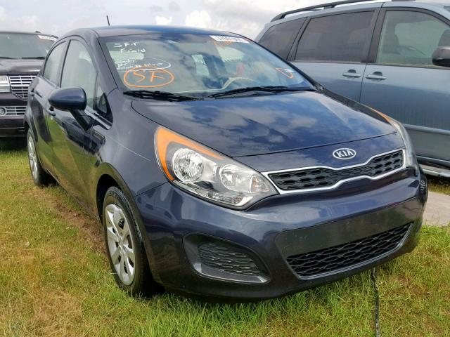 KNADN5A31D6124982 - 2013 KIA RIO EX BLUE photo 1