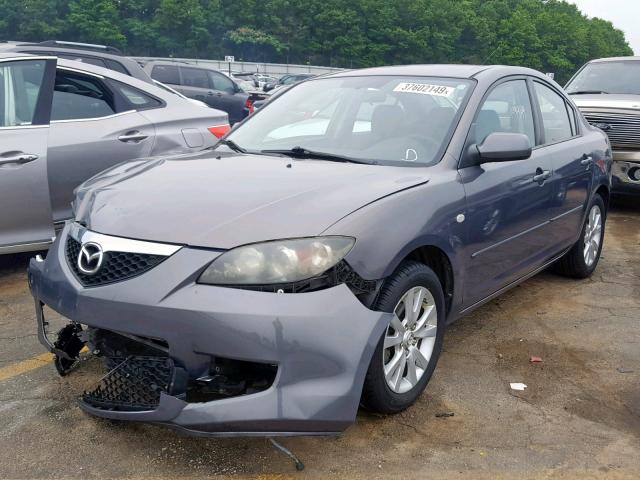 JM1BK32F981854111 - 2008 MAZDA 3 I BLUE photo 2