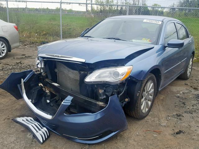 1C3BC1FG2BN596636 - 2011 CHRYSLER 200 TOURIN BLUE photo 2