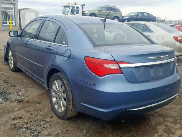 1C3BC1FG2BN596636 - 2011 CHRYSLER 200 TOURIN BLUE photo 3