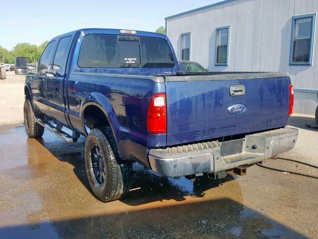 1FTSW2BR2AEA58095 - 2010 FORD F250 SUPER BLUE photo 3