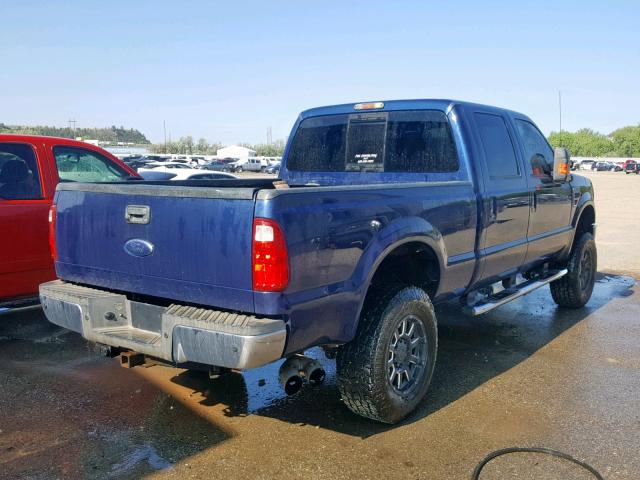 1FTSW2BR2AEA58095 - 2010 FORD F250 SUPER BLUE photo 4