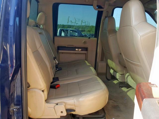 1FTSW2BR2AEA58095 - 2010 FORD F250 SUPER BLUE photo 6