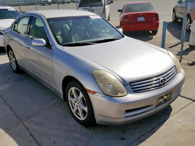 JNKCV51E23M011924 - 2003 INFINITI G35 SILVER photo 1