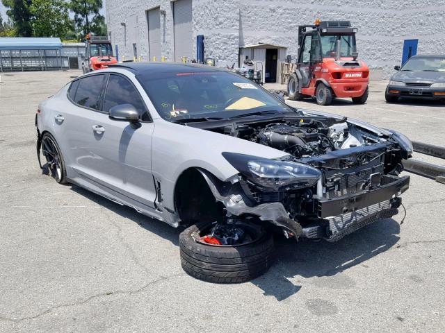 KNAE55LC5J6036529 - 2018 KIA STINGER GT GRAY photo 1