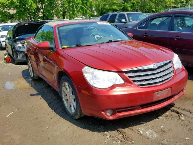 1C3LC55R08N682132 - 2008 CHRYSLER SEBRING TO RED photo 1