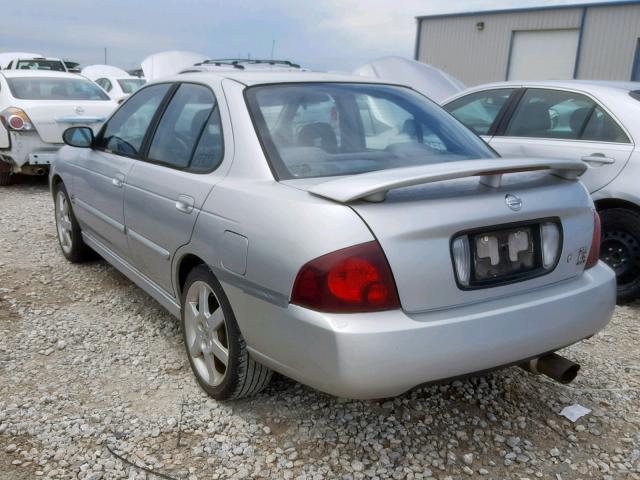 3N1AB51D96L581025 - 2006 NISSAN SENTRA SE- SILVER photo 3