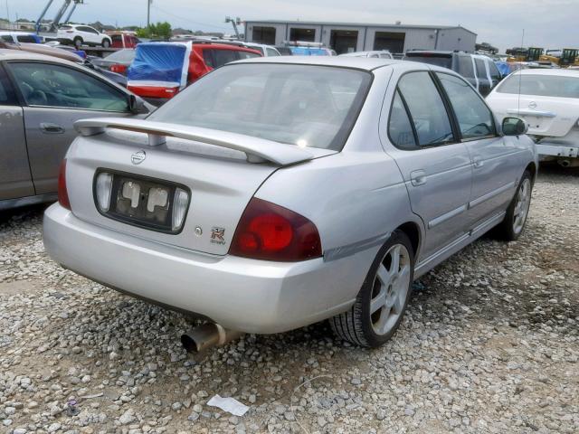 3N1AB51D96L581025 - 2006 NISSAN SENTRA SE- SILVER photo 4