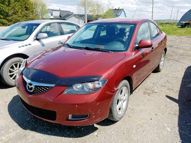 JM1BK32F091254837 - 2009 MAZDA 3 I RED photo 2