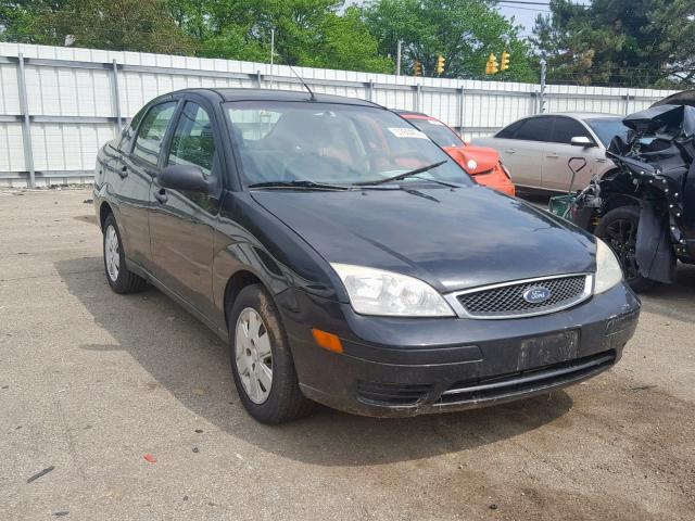 1FAFP34N27W346044 - 2007 FORD FOCUS ZX4 BLACK photo 1