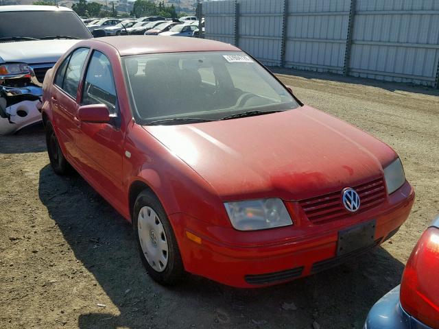 3VWRC29M0YM143083 - 2000 VOLKSWAGEN JETTA GL RED photo 1