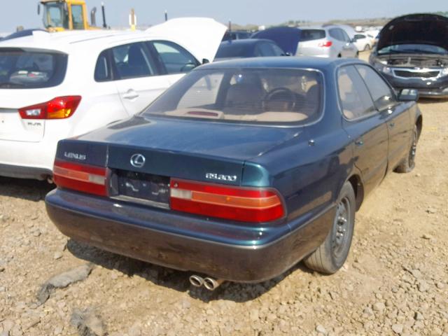 JT8BF12G2T0152923 - 1996 LEXUS ES 300 GREEN photo 4