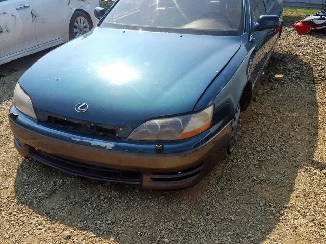 JT8BF12G2T0152923 - 1996 LEXUS ES 300 GREEN photo 9