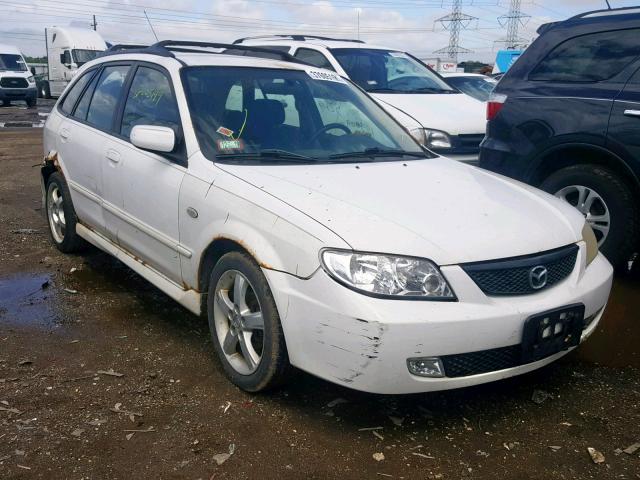 JM1BJ245831112714 - 2003 MAZDA PROTEGE PR WHITE photo 1