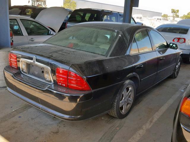 1LNHM87AX1Y677561 - 2001 LINCOLN LS BLACK photo 4