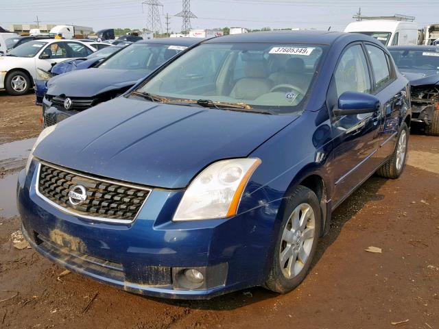 3N1AB61E38L624372 - 2008 NISSAN SENTRA 2.0 BLUE photo 2