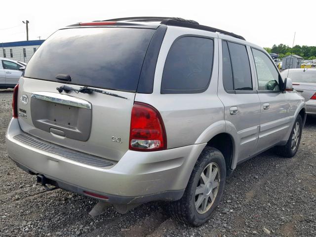 5GADT13S342158758 - 2004 BUICK RAINIER CX SILVER photo 4