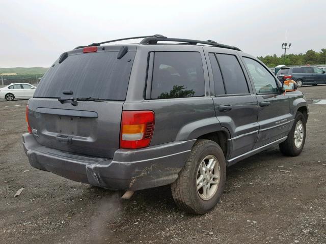 1J4GW48S24C398448 - 2004 JEEP GRAND CHER GRAY photo 4