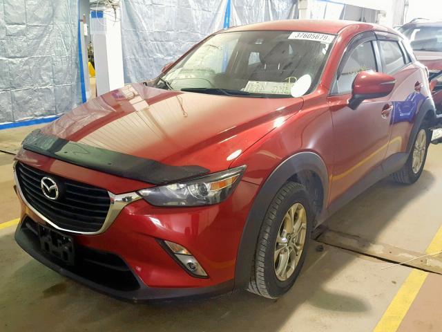 JM1DKBC7XG0119894 - 2016 MAZDA CX-3 RED photo 2