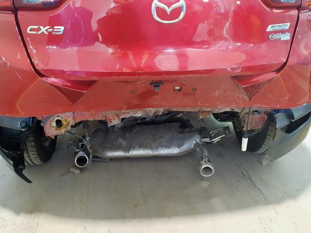 JM1DKBC7XG0119894 - 2016 MAZDA CX-3 RED photo 9