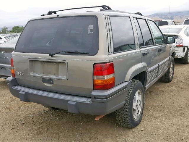 1J4FX58S1SC770695 - 1995 JEEP GRAND CHER TAN photo 4