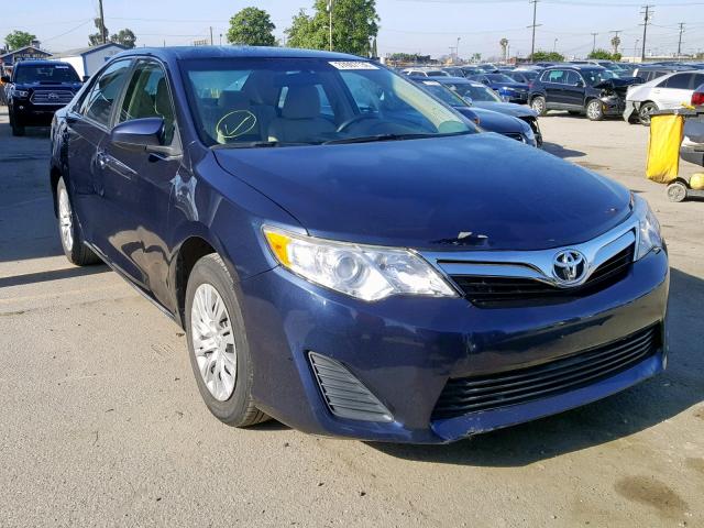 4T4BF1FK2ER373483 - 2014 TOYOTA CAMRY L BLUE photo 1