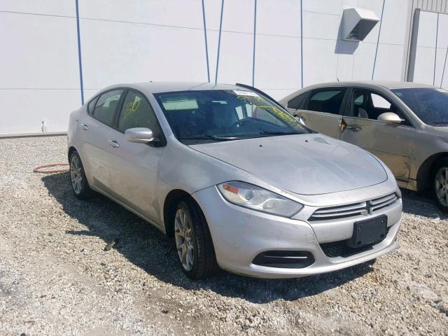 1C3CDFBAXDD298005 - 2013 DODGE DART SXT SILVER photo 1