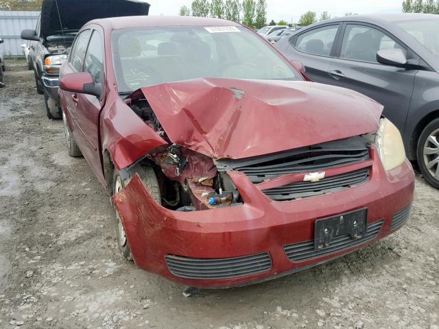 1G1AL55F577359800 - 2007 CHEVROLET COBALT LT RED photo 1