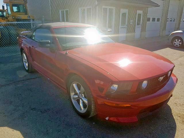 1ZVFT85H175214018 - 2007 FORD MUSTANG GT RED photo 1