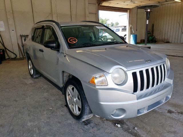 1J8FT47W57D100481 - 2007 JEEP COMPASS SILVER photo 1