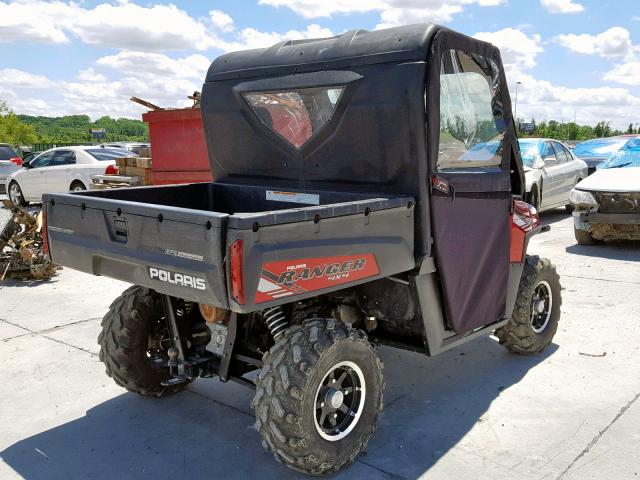 4XATH7EAXD2712114 - 2013 POLARIS RANGER 800 RED photo 4