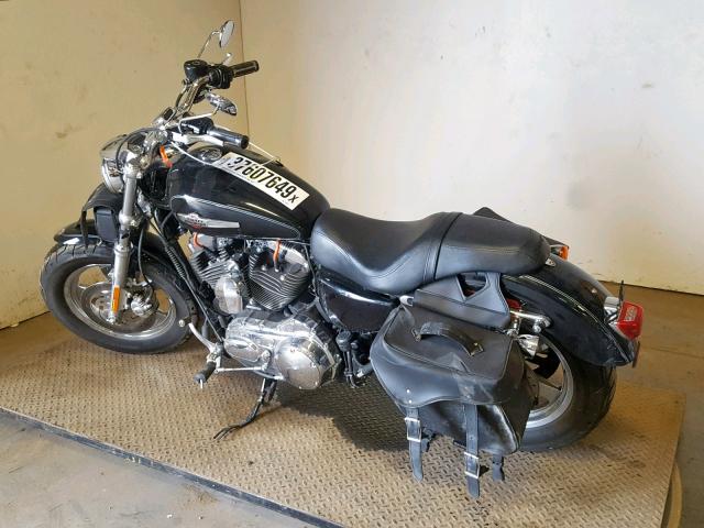 1HD1CT314DC435852 - 2013 HARLEY-DAVIDSON XL1200 C BLACK photo 3