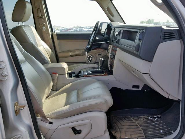 1J8HG58226C364633 - 2006 JEEP COMMANDER 银色 照片 5